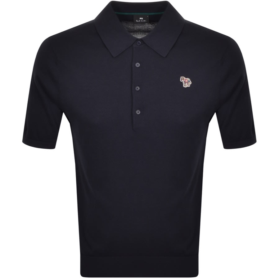 Alternative Image for ProductPS By Paul Smith Knit Polo T Shirt Navy1